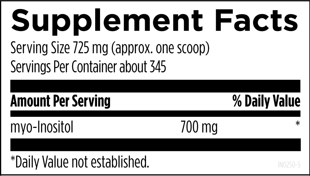 Inositol en polvo 250 g