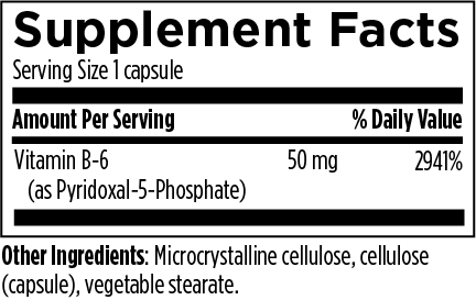 P-5-P - Suplemento vitamina B6