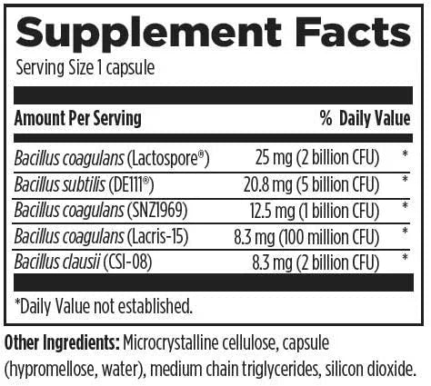 Designs for Health ProbioSpore — Probiotico de Esporas 10 mil millones UFC · Estable sin Refrigeracion