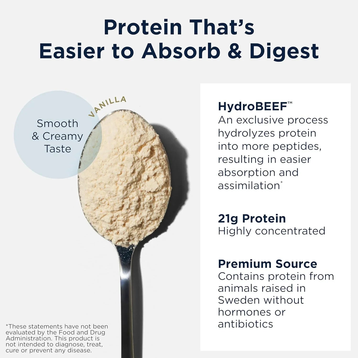 Designs for Health Proteina de Caldo de Hueso — 21 g Proteina · Vainilla · 810 g