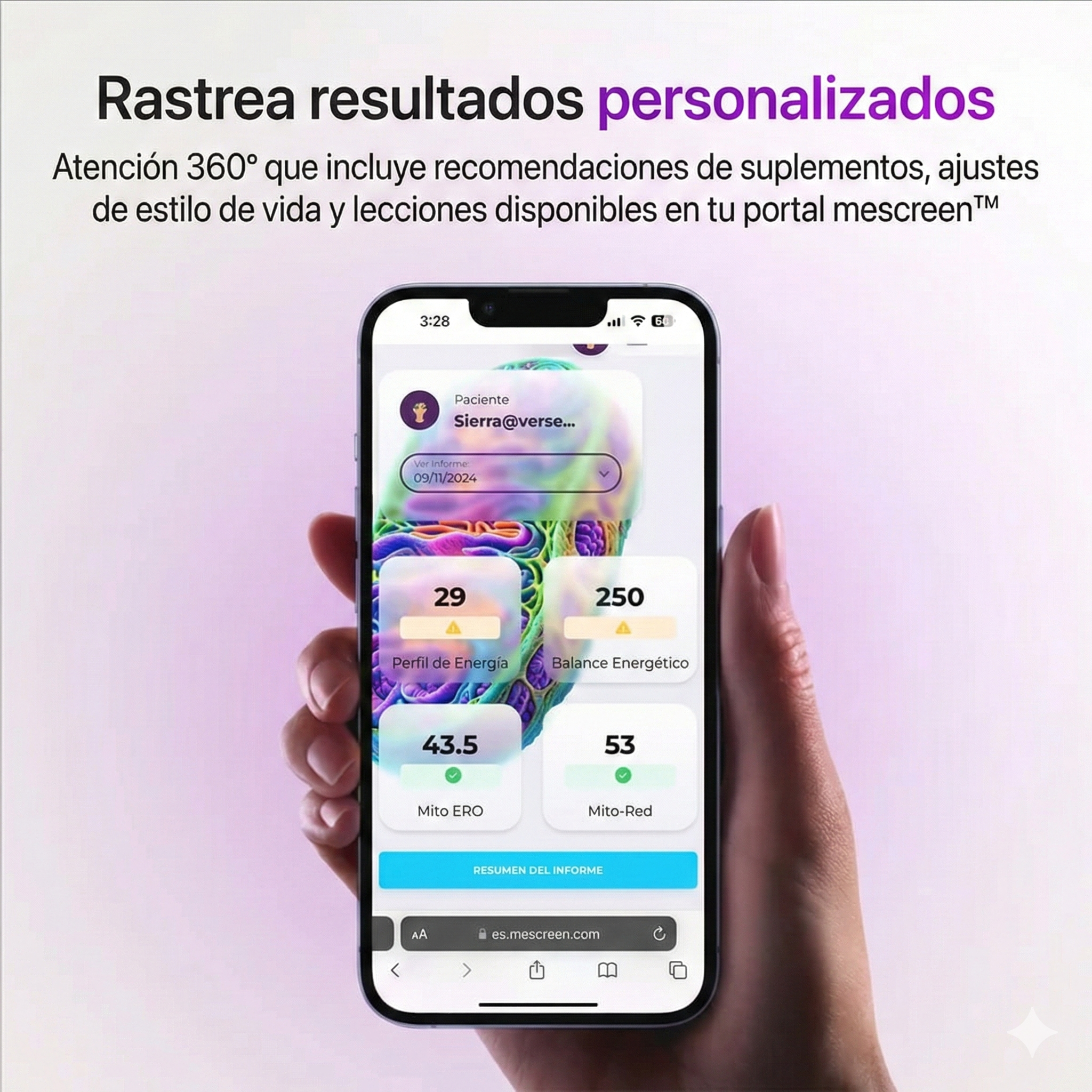 Mescreen™ Mitochondrial Function Test + Healthcare Provider Consult