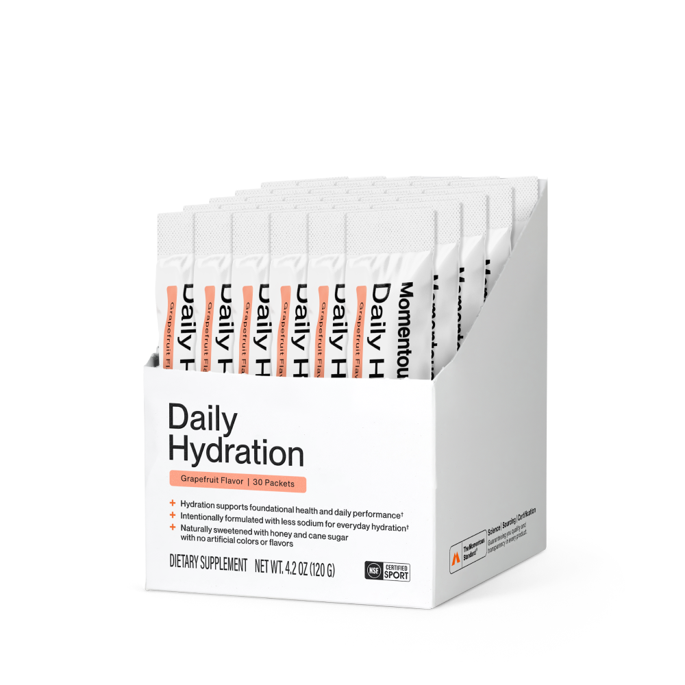 Momentous Daily Hydration — Electrolitos · Pomelo · 30 porciones