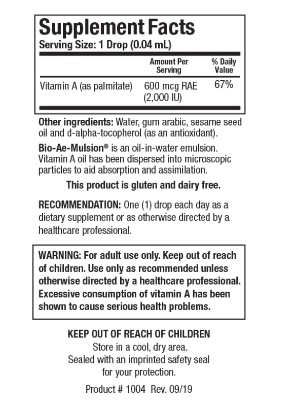 Biotics Research Bio-Ae-Mulsion® 30ml.