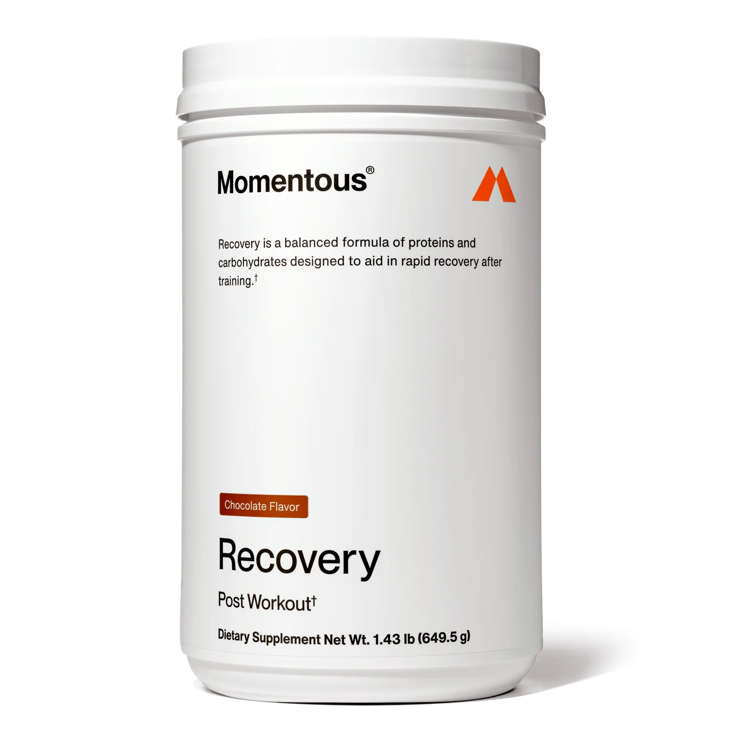 Momentous Recovery Protein — Chocolate · NSF Certified for Sport