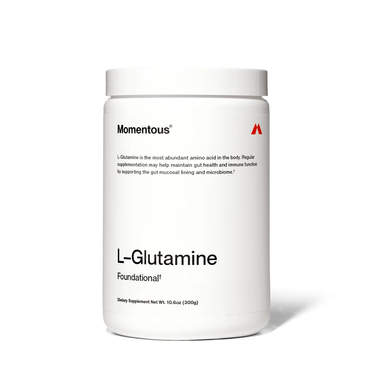 Momentous L-Glutamina — Aminoacido · NSF Certified for Sport