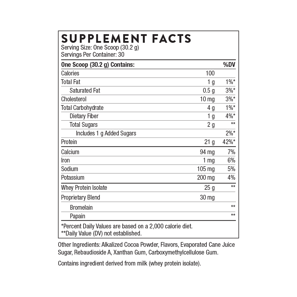 Whey protein Chocolate