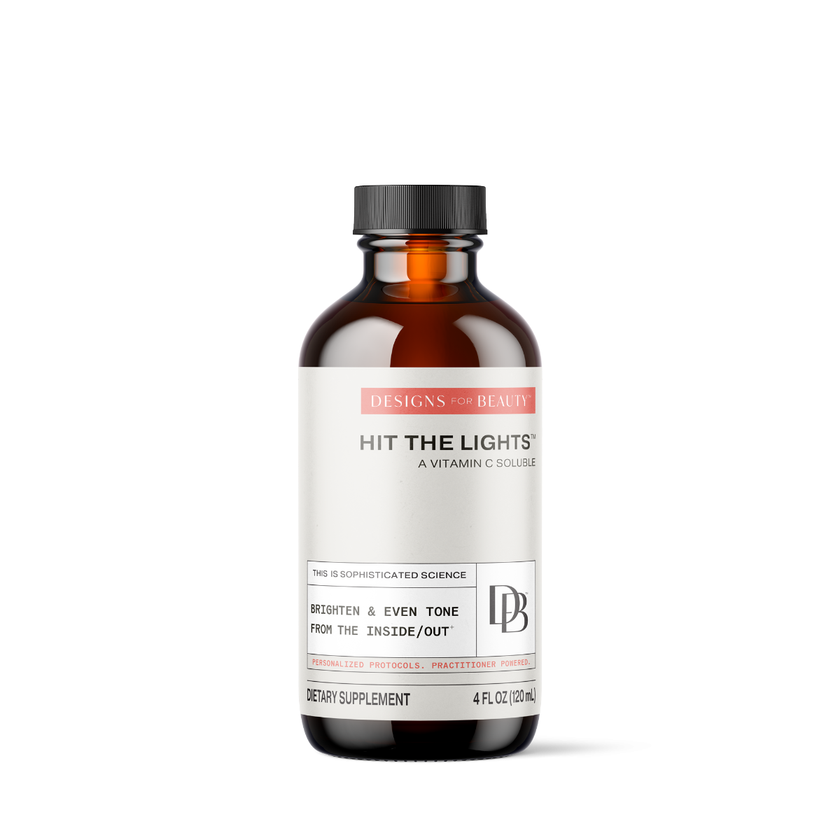 Hit the Lights Designs for Beauty vitamina C liposomal 120 ml — frasco