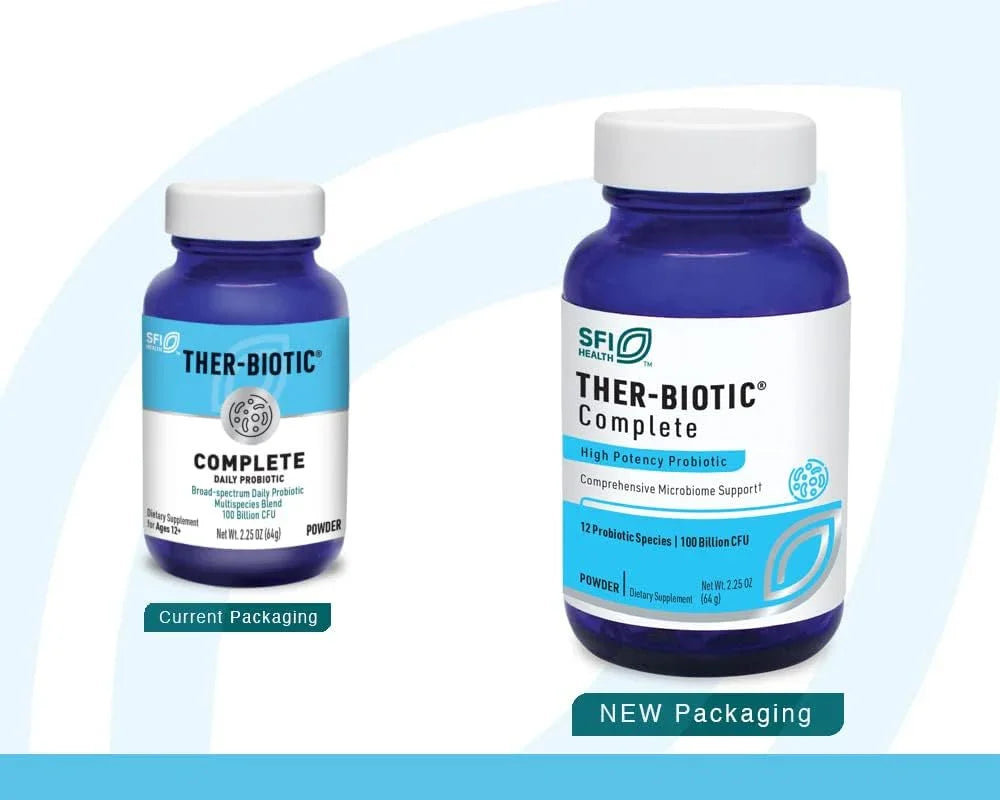 SFI Health Ther-Biotic Complete — Probiótico 12 Cepas · 25 mil millones UFC