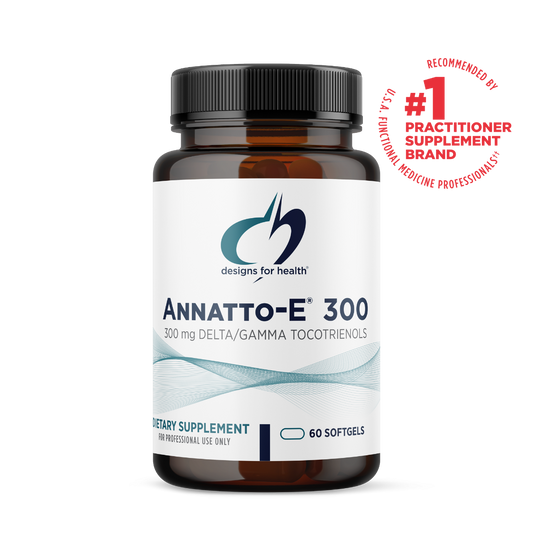 Designs for Health Annatto-E 300 — Tocotrienoles 300 mg · 60 cápsulas blandas