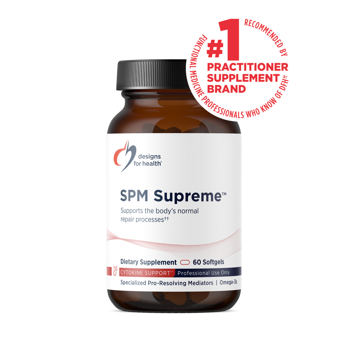SPM Supreme Designs for Health 60 cápsulas blandas — frasco