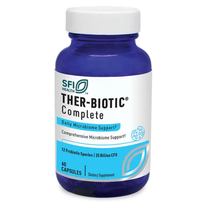 SFI Health Ther-Biotic Complete — Probiótico 12 Cepas · 25 mil millones UFC