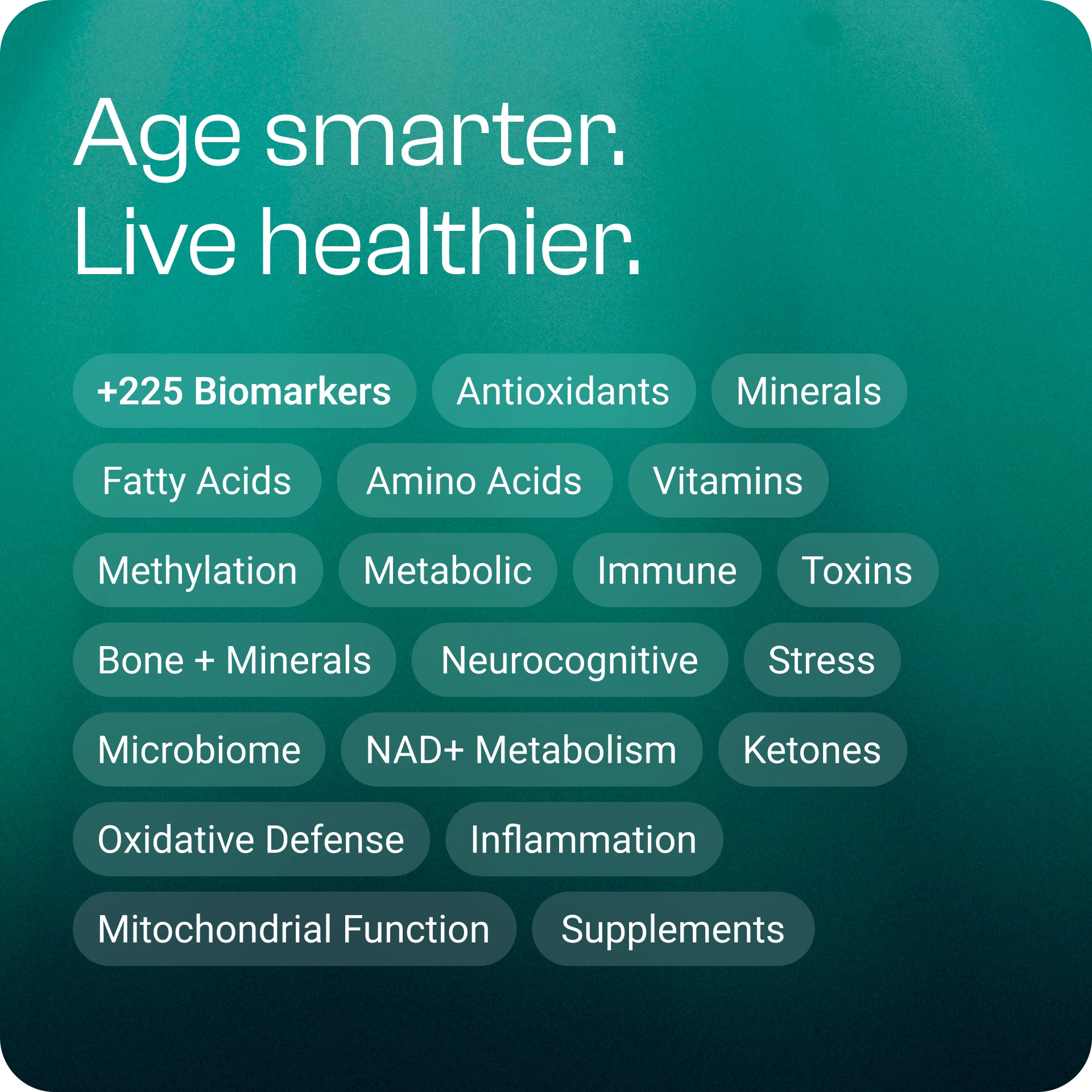 Kit TruAge COMPLETE + TruHealth de TruDiagnostic