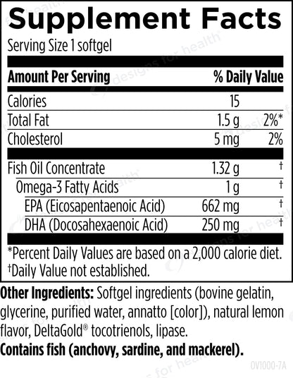 Supplement Facts — etiqueta oficial