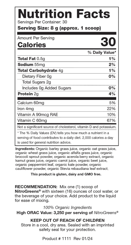 Biotics Research NitroGreens® 240 gr