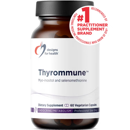 Designs for Health Thyrommune — Selenio 83 mcg + Mio-Inositol 600 mg · 60 cápsulas