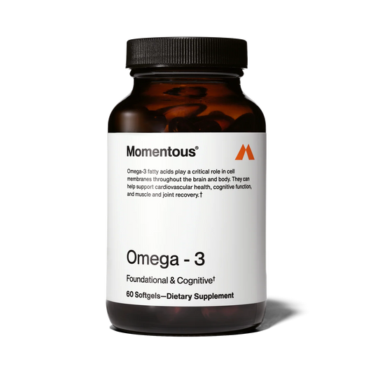 Momentous Omega-3 — EPA y DHA · 60 cápsulas