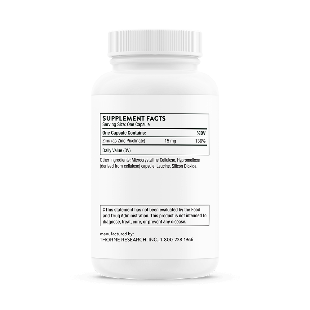 Picolinato de Zinc 15 mg