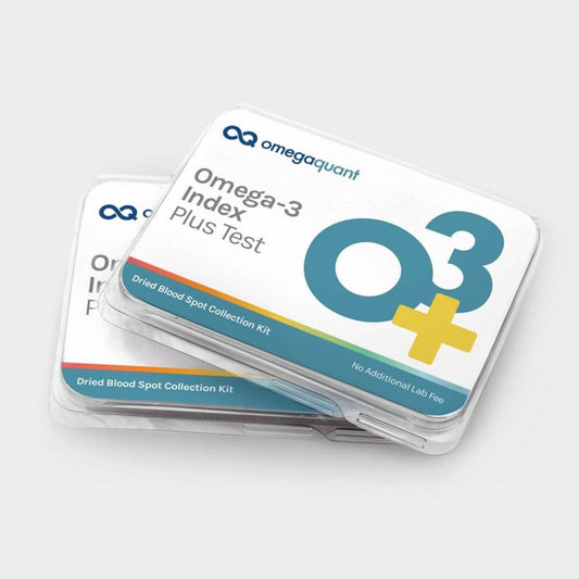 OmegaQuant Omega-3 Index Plus — kit domiciliario de analisis de acidos grasos