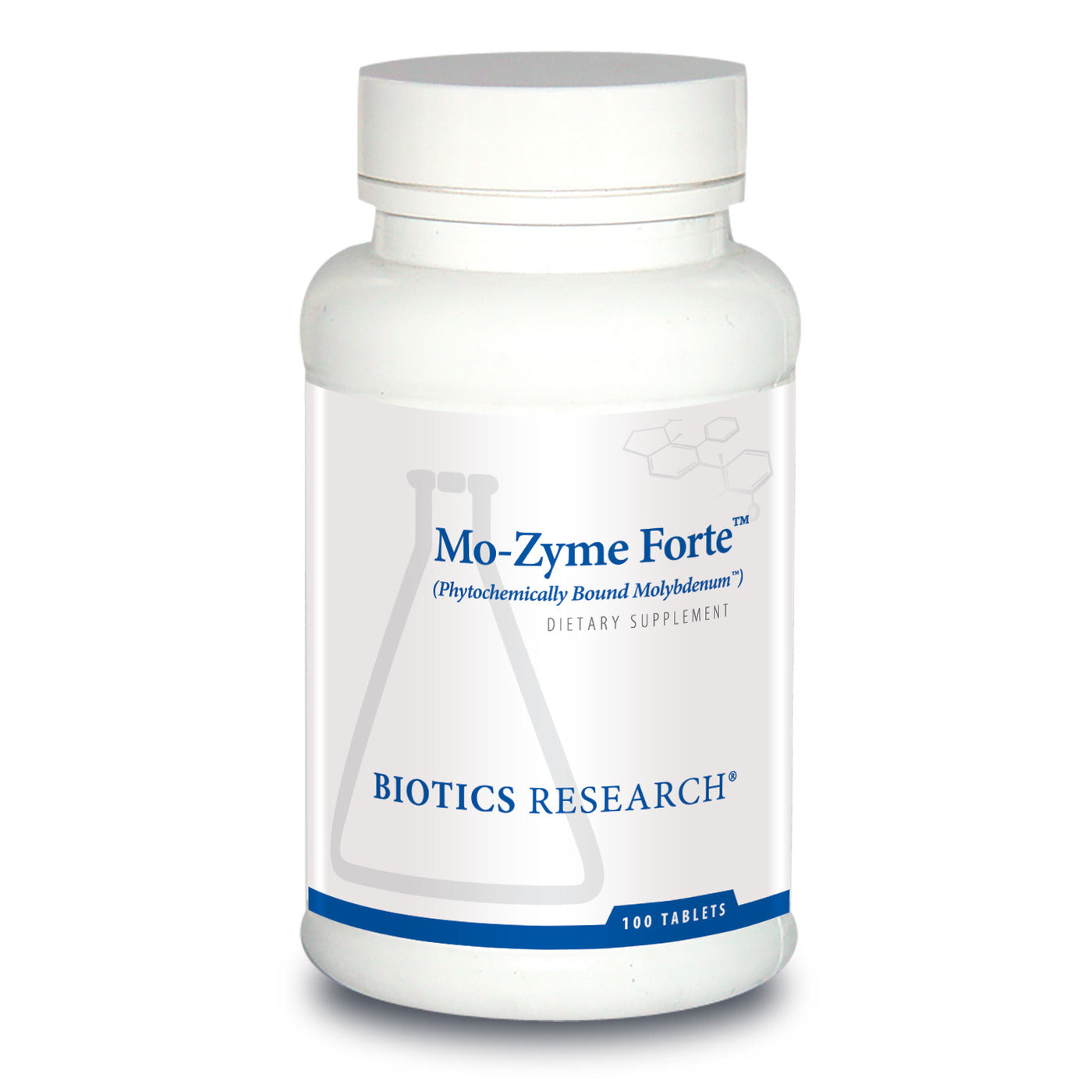 Biotics Research Mo-Zyme Forte, molibdeno 150 mcg, 100 tabletas